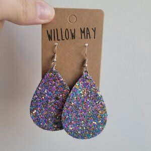 Willow May Multi Confetti Glitter Earrigns